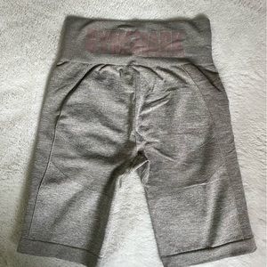 Small Gymshark Biker Shorts Grey